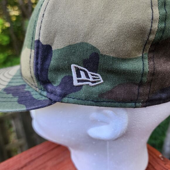 New York Yankees Mens Hat Cap New Era MLB 59Fifty Fitted - Size 7 1/4 Camouflage - Picture 8 of 16